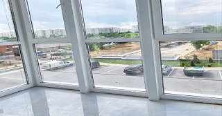 Панорамное остекление балкона Курчатов цена от 11 тыс. руб. м/п.