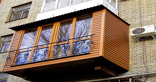Внешняя отделка балкона Курчатов цена от 1056 руб. м/2.